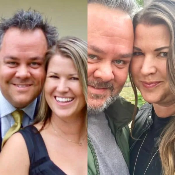 10 year marriage challenge side by side