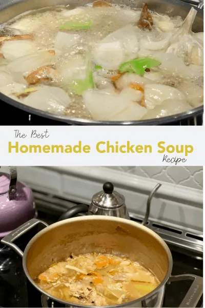 The Best Homemade Chicken Soup Recipe Pinterest