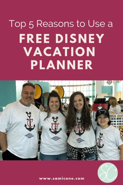 Top 5 reasons to use a Disney vacation planner with Sami Cone Pinterest