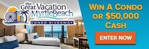 Win a FREE Myrtle Beach Vacation Condo {The Daily Dash: June 14, 2019} #MyrtleBeach