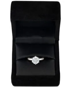 macy's diamond solitaire engagement ring sale