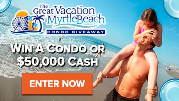 win an oceanfront myrtle beach condo