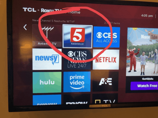 newschannel 5+ roku