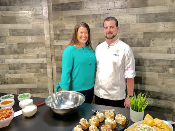 lobster roll dip recipe on buns and chips with soundwaves sous chef michael coyle