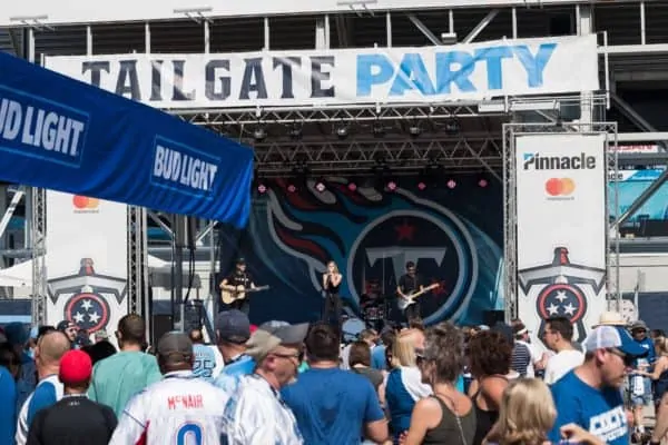 Titans tailgate party