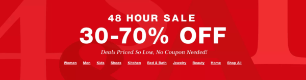 Macy's 48 Hour Sale