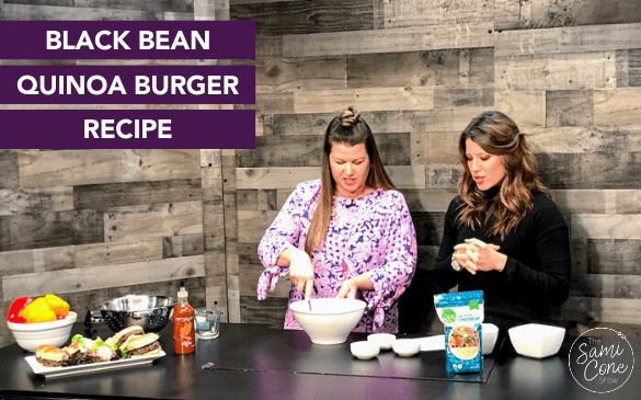 Black Bean Quinoa Burger Recipe Featured Image