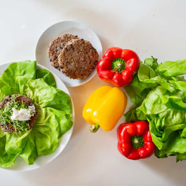 black bean quinoa burger recipe by Lori Z