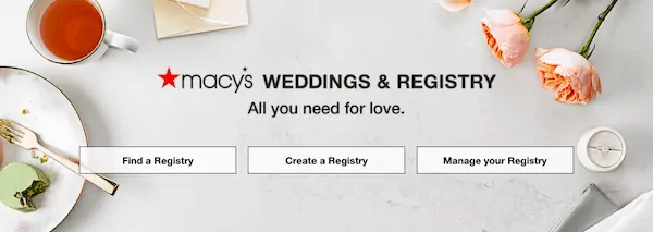 macy's wedding registry search