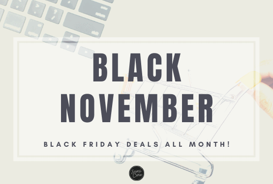 Black November-Black Friday deals all month long