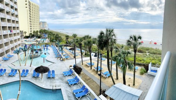 Captain's Quarters Myrtle Beach Patio View