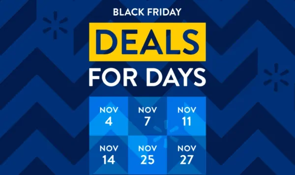 Walmart black friday deals for days