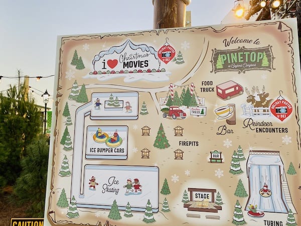 Opryland Pinetop map Christmas 2020