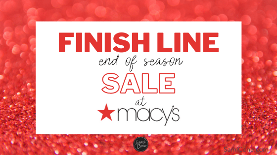 Macy's finish line sale hotsell