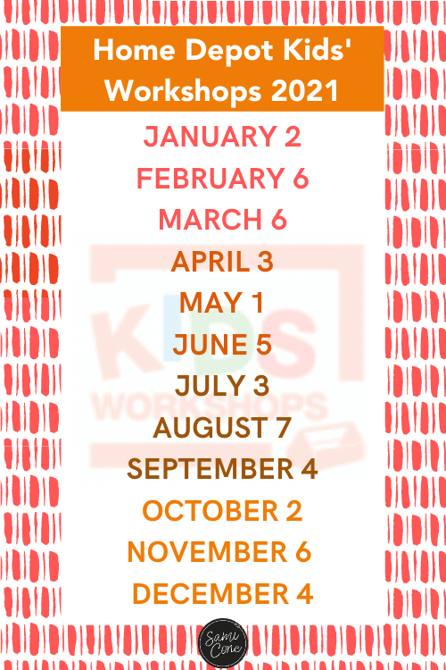 Home Depot Kid Schedule 2024 Shay Carilyn