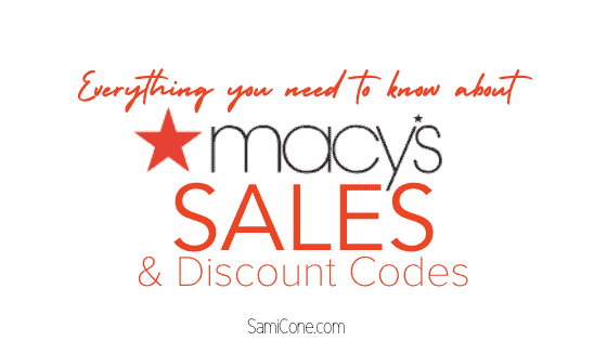 macys sales discount codes
