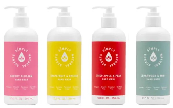simply natural scents hand wash