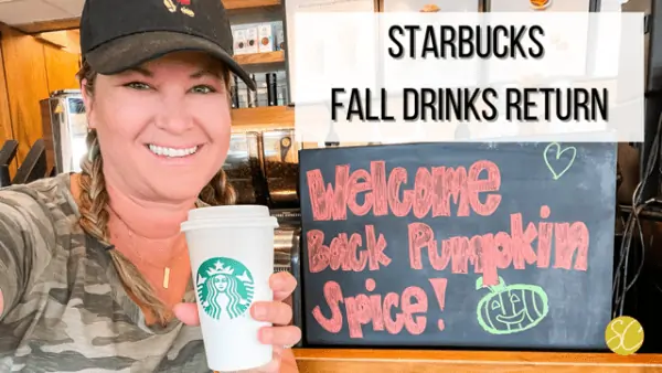 Starbucks Fall Drinks Return {Daily Dash: August 30, 2022}