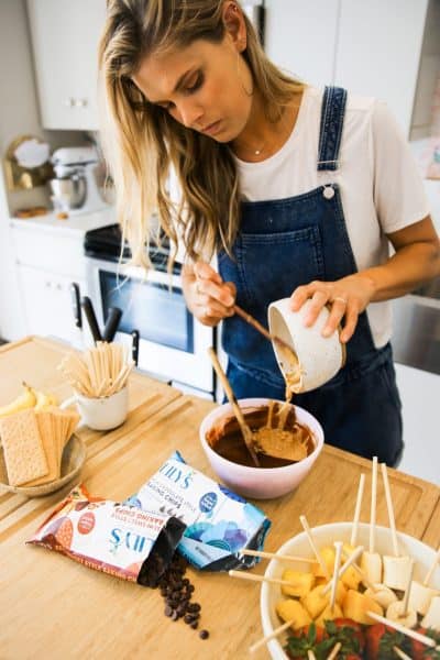 Chef Laura Lea baking