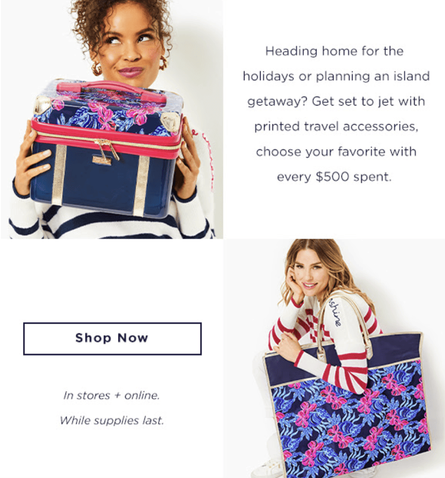 Free Lilly Pulitzer Gift with Purchase (The Extensive & Chronological List!)