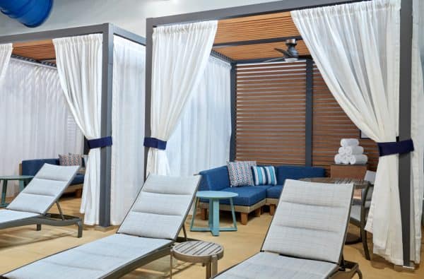 Family cabanas at Great Wolf Lodge, a great way to upgrade your waterpark experience.